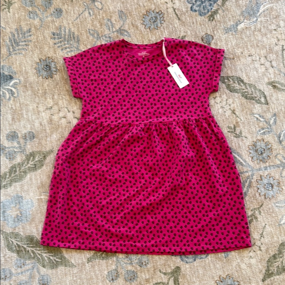 Vineyard Vines Pink Casual Sundress Cap Sleeve